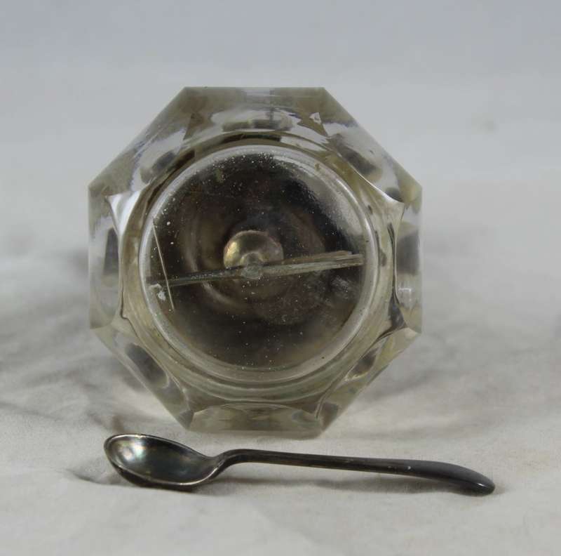 Silver plated vintage condiment holder