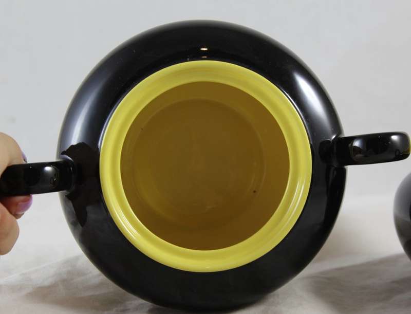 Villeroy & Boch - Yellow and black teaset