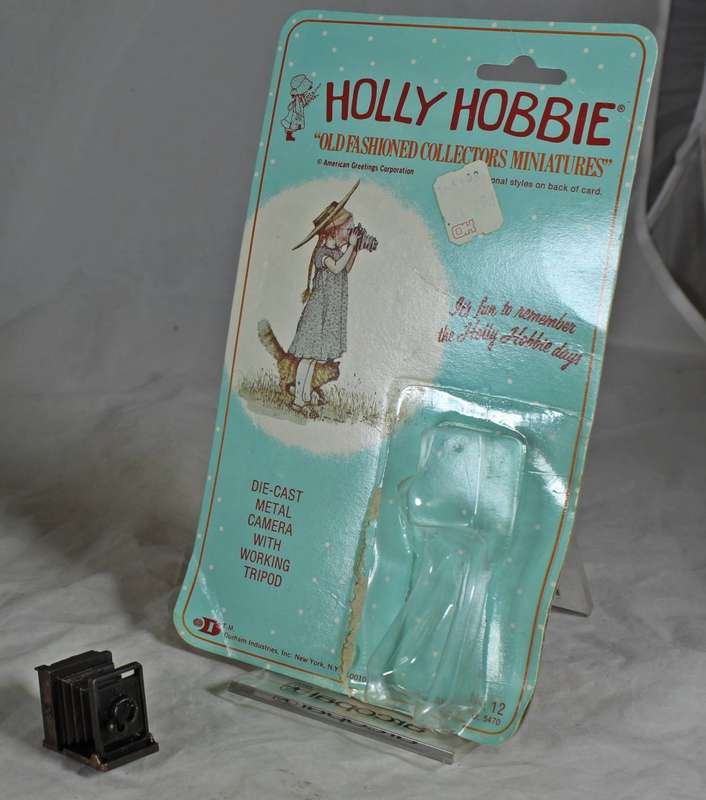 Holly Hobbie (1977) Diecast Metal-Box included but not sealed-Vintage Camera with moveable Parts