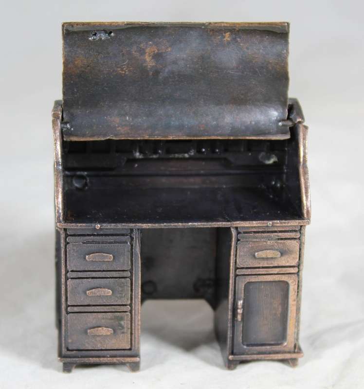 Holly Hobbie (1977) Diecast Metal-Box included but not sealed-Roll Top Desk with moveable Parts