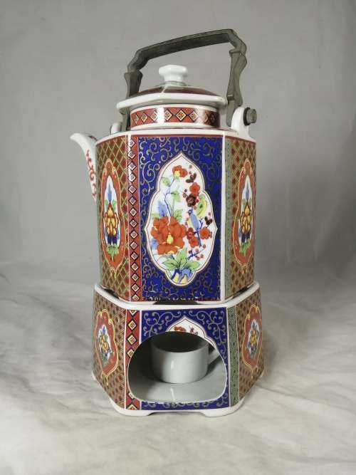 Dolphin china - Enchantment Japan - Tea pot with stove and burner
