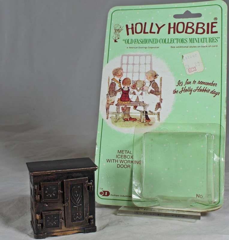 Holly Hobbie (1977) Diecast Metal-Box included but not sealed-Ice Box with moveable Parts