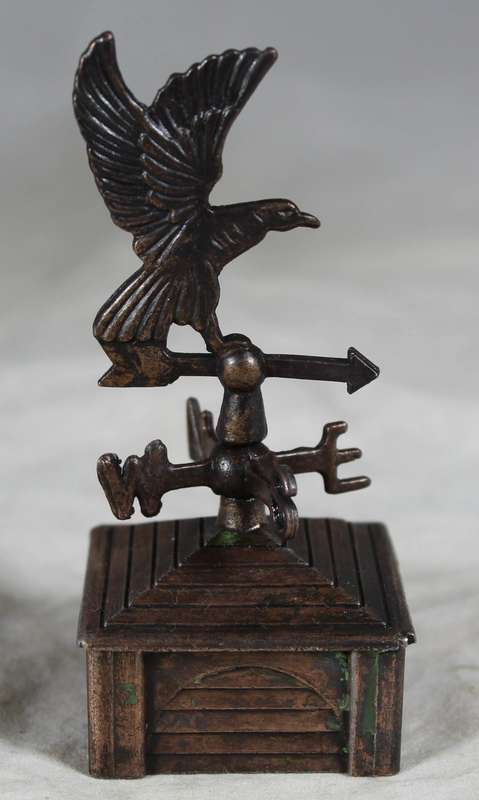 Holly Hobbie (1977) Diecast Metal-Box not included- Weather Vane with moveable Parts