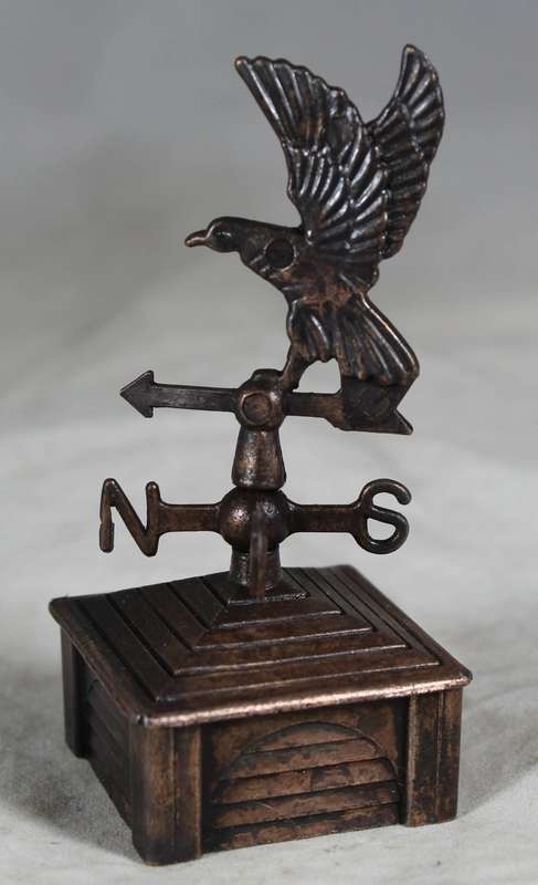Holly Hobbie (1977) Diecast Metal-Box not included- Weather Vane with moveable Parts