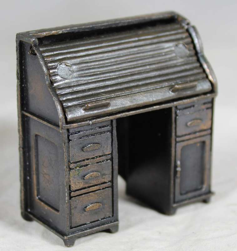 Holly Hobbie (1977) Diecast Metal-Box included but not sealed-Rolltop Desk with moveable Parts