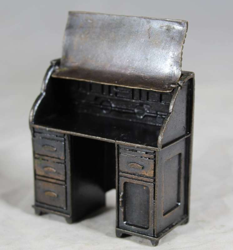 Holly Hobbie (1977) Diecast Metal-Box included but not sealed-Rolltop Desk with moveable Parts