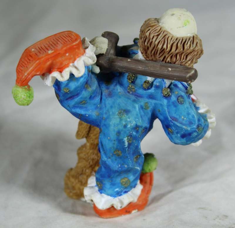 Dancing clown with dog