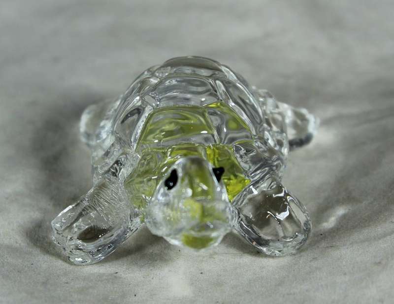 Small Glass - Tortoise - Yellow - BID NOW!!!!