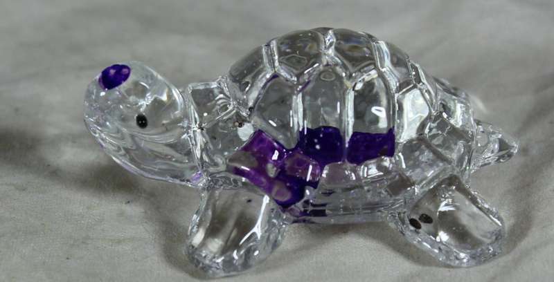 Small Glass - Tortoise - Purple - BID NOW!!!!