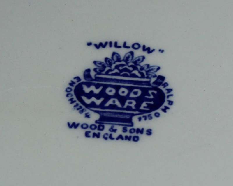 Woods Ware Willow - Platter - Beautiful! - Bid Now!!