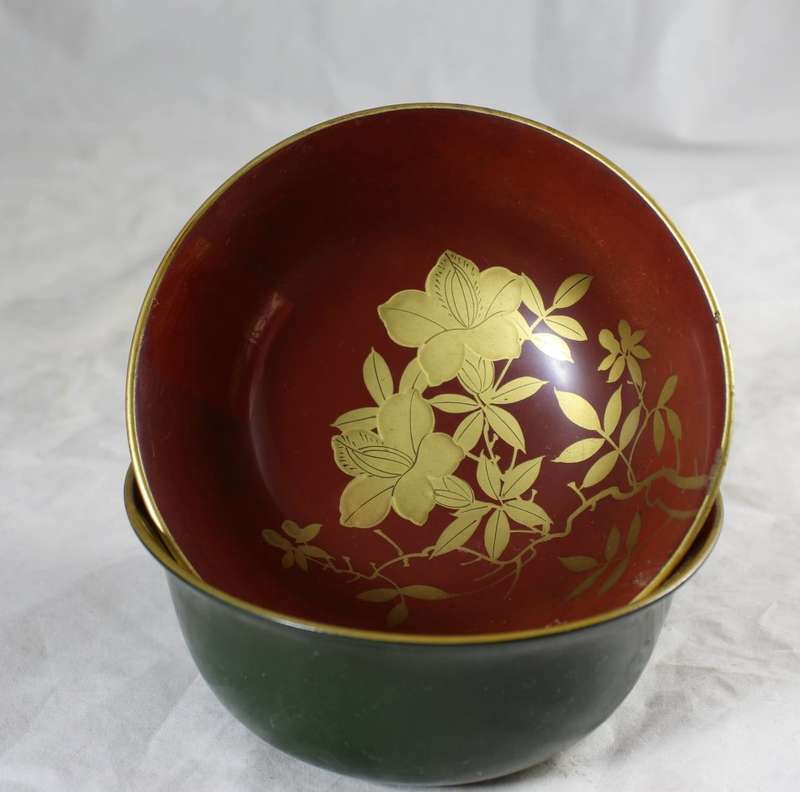 Plastic Oriental Themed Bowl - Set of Four - BID NOW!!!