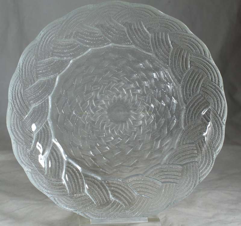 Pressed Glass - Soup Plate Dish - BID NOW!!!