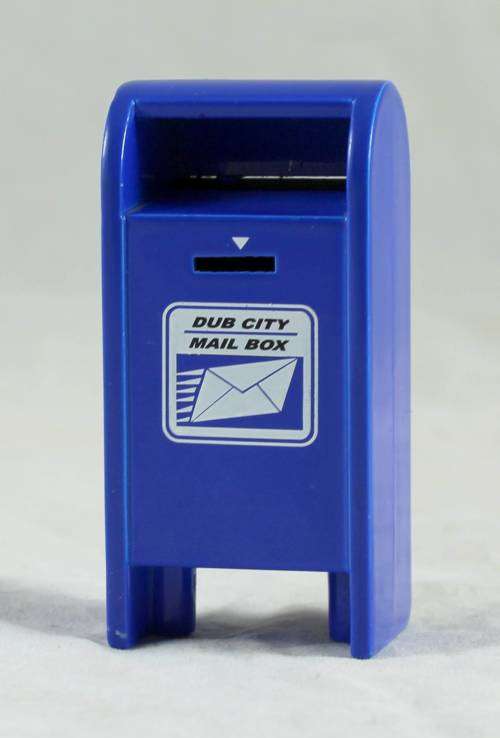 miniature metal Dub City Mailbox
