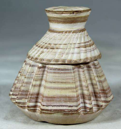 Carved Sandstone Container