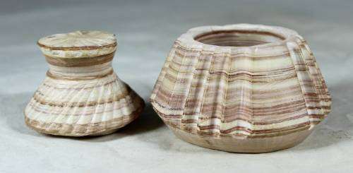 Carved Sandstone Container