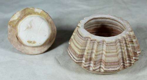 Carved Sandstone Container