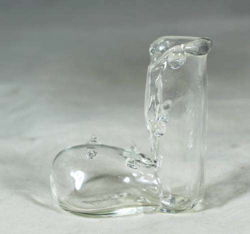 Small glass boot