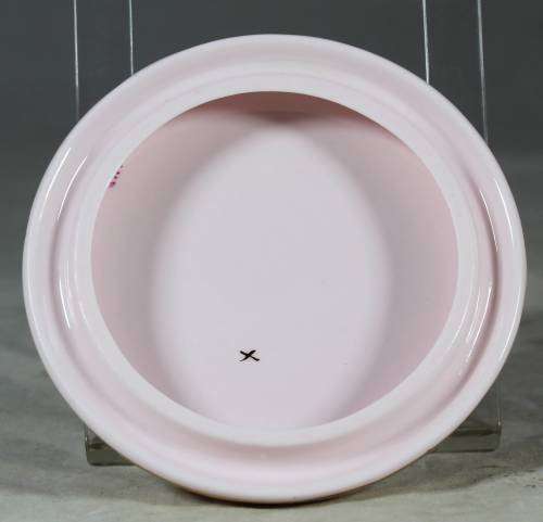 Denton China - large pink rose trinket holder