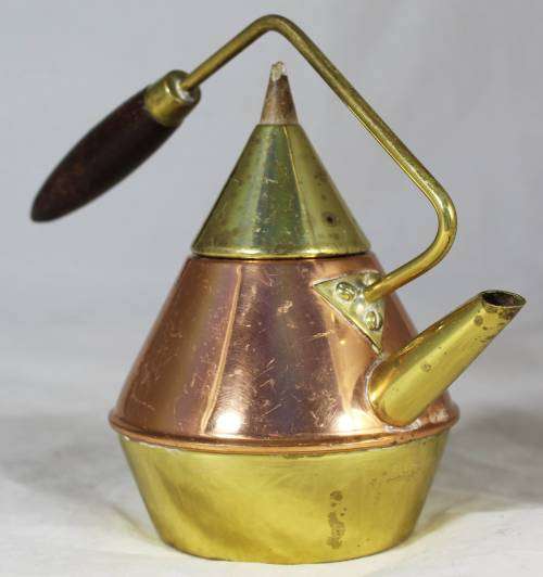 Brass and Copper Tea Set - Bid Now!!