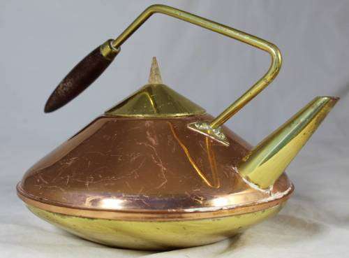 Brass and Copper Tea Set - Bid Now!!