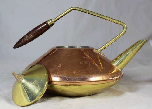 Brass and Copper Tea Set - Bid Now!!