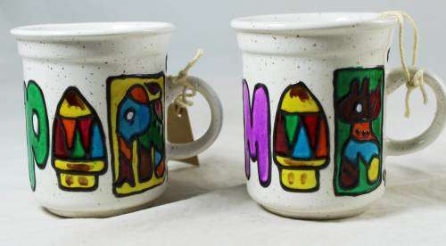 Ouma and Oupa mugs (set) - Bid Now!!