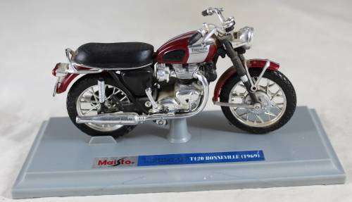 Maisto -  Bike - Triumph T120 Bonneville (1969) - Bid Now!!