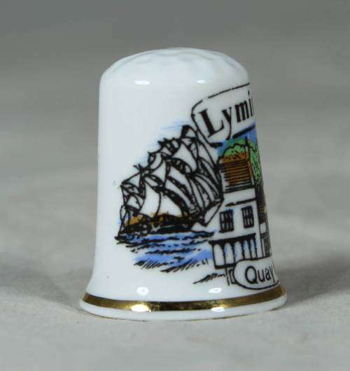 ceramic thimble - Lymington Quay Hill