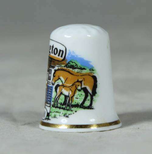 ceramic thimble - Lymington Quay Hill