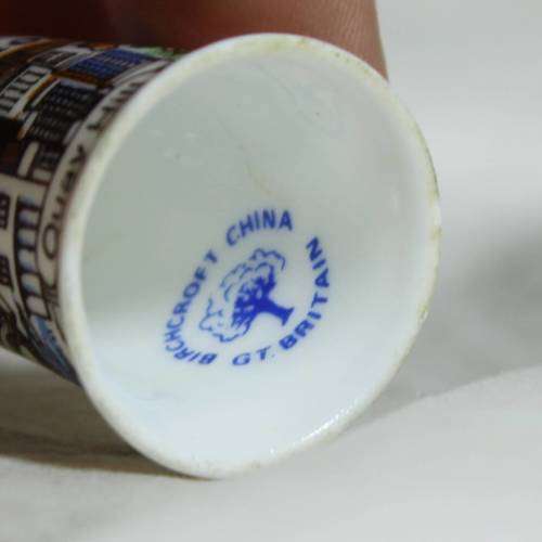 ceramic thimble - Lymington Quay Hill