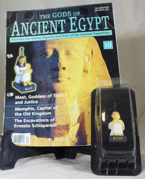 The Gods of Ancient Egypt - by Hachette - Figure with Booklet - Maat