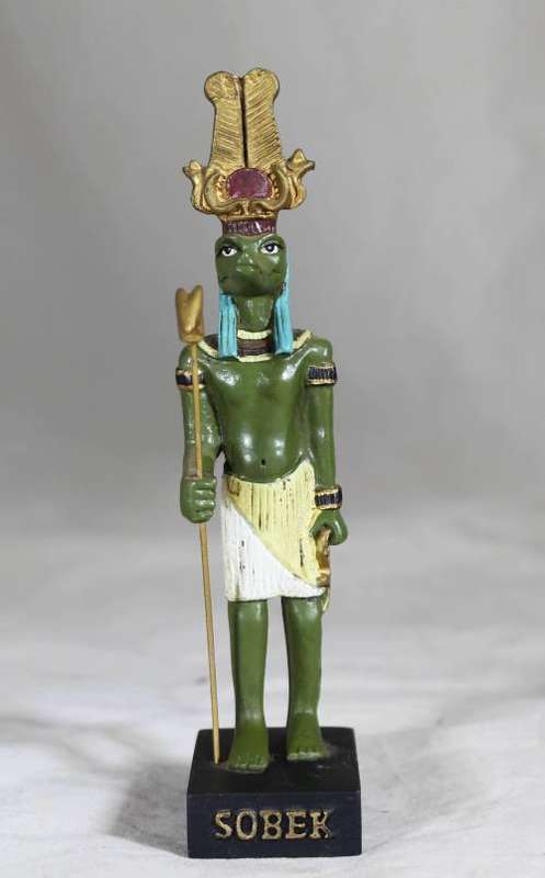 The Gods of Ancient Egypt - by Hachette - Figure with Booklet - Sobek