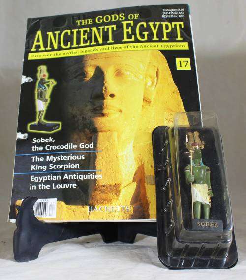 The Gods of Ancient Egypt - by Hachette - Figure with Booklet - Sobek