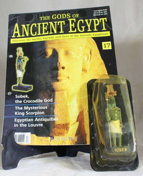 The Gods of Ancient Egypt - by Hachette - Figure with Booklet - Sobek