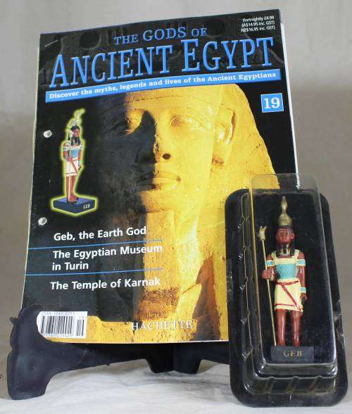 The Gods of Ancient Egypt - by Hachette - Figure with Booklet - Geb