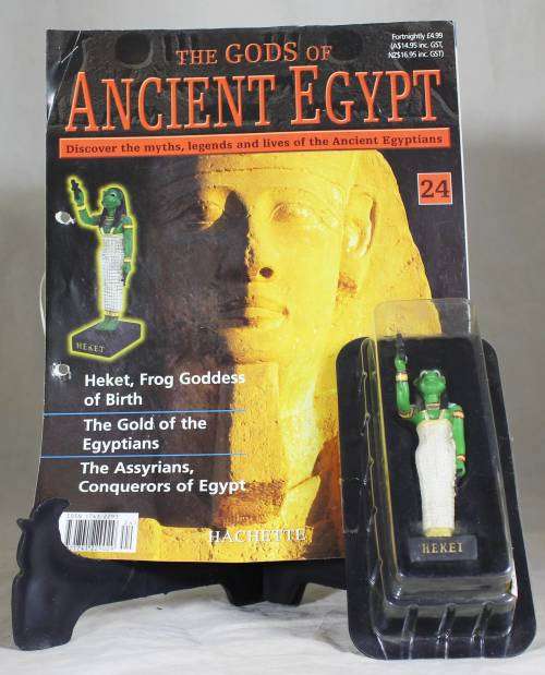 The Gods of Ancient Egypt - by Hachette - Figure with Booklet - Heket