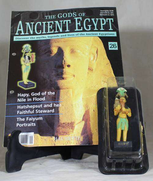 The Gods of Ancient Egypt - by Hachette - Figure with Booklet - Hapy (arms together)
