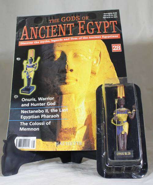 The Gods of Ancient Egypt - by Hachette - Figure with Booklet - Onuris
