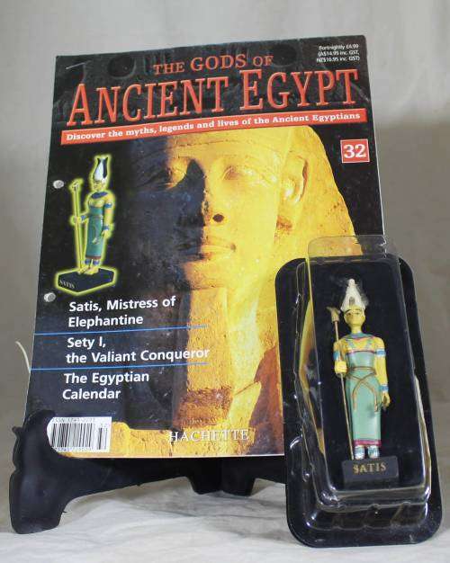 The Gods of Ancient Egypt - by Hachette - Figure with Booklet - Satis