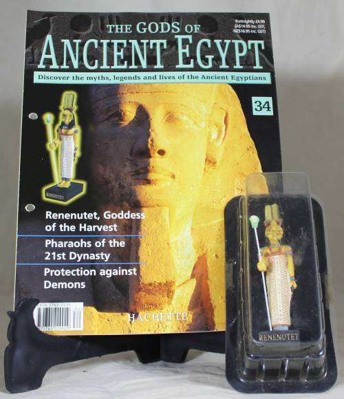 The Gods of Ancient Egypt - by Hachette - Figure with Booklet - Renenutet