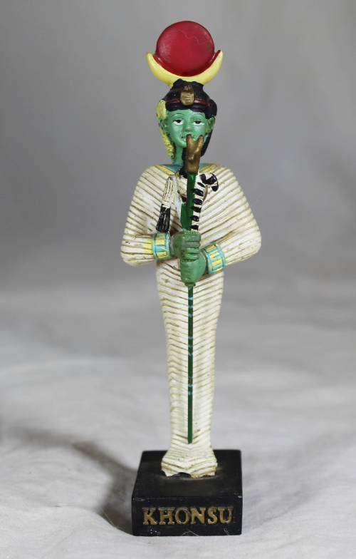 The Gods of Ancient Egypt - by Hachette - Figure with Booklet - Khonsu
