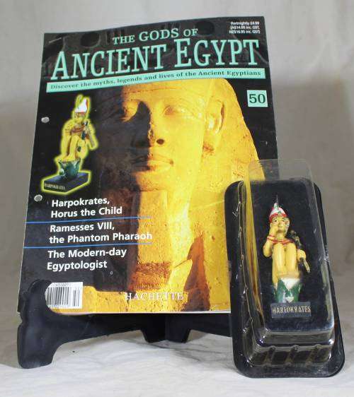 The Gods of Ancient Egypt - by Hachette - Figure with Booklet - Harpokrates