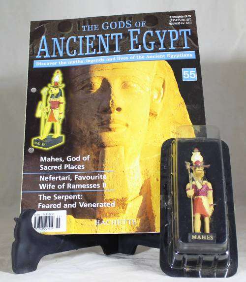 The Gods of Ancient Egypt - by Hachette - Figure with Booklet - Mahes