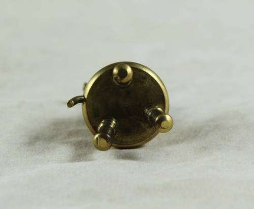 Miniature brass vintage clothes press