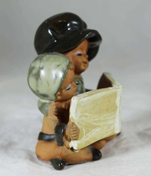 Kids reading a book