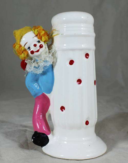 Porcelain clown money box