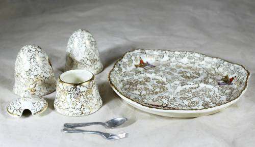 Midwinter Chintz condiment set