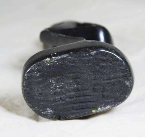 Black Stone `thinker` piece  - Bid Now!!
