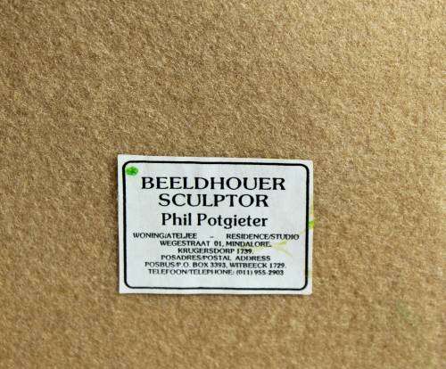 Phil Potgieter - Beeldhouer Paardekraal 1880 - Bid Now!!