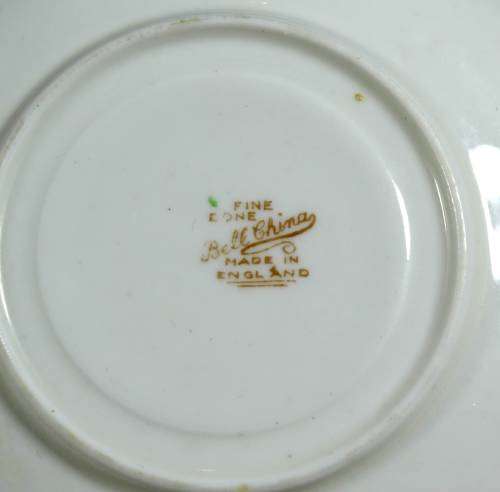 Bell China - Saucer - Bid Now!!